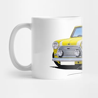 Classic Mini Cooper Yellow Mug